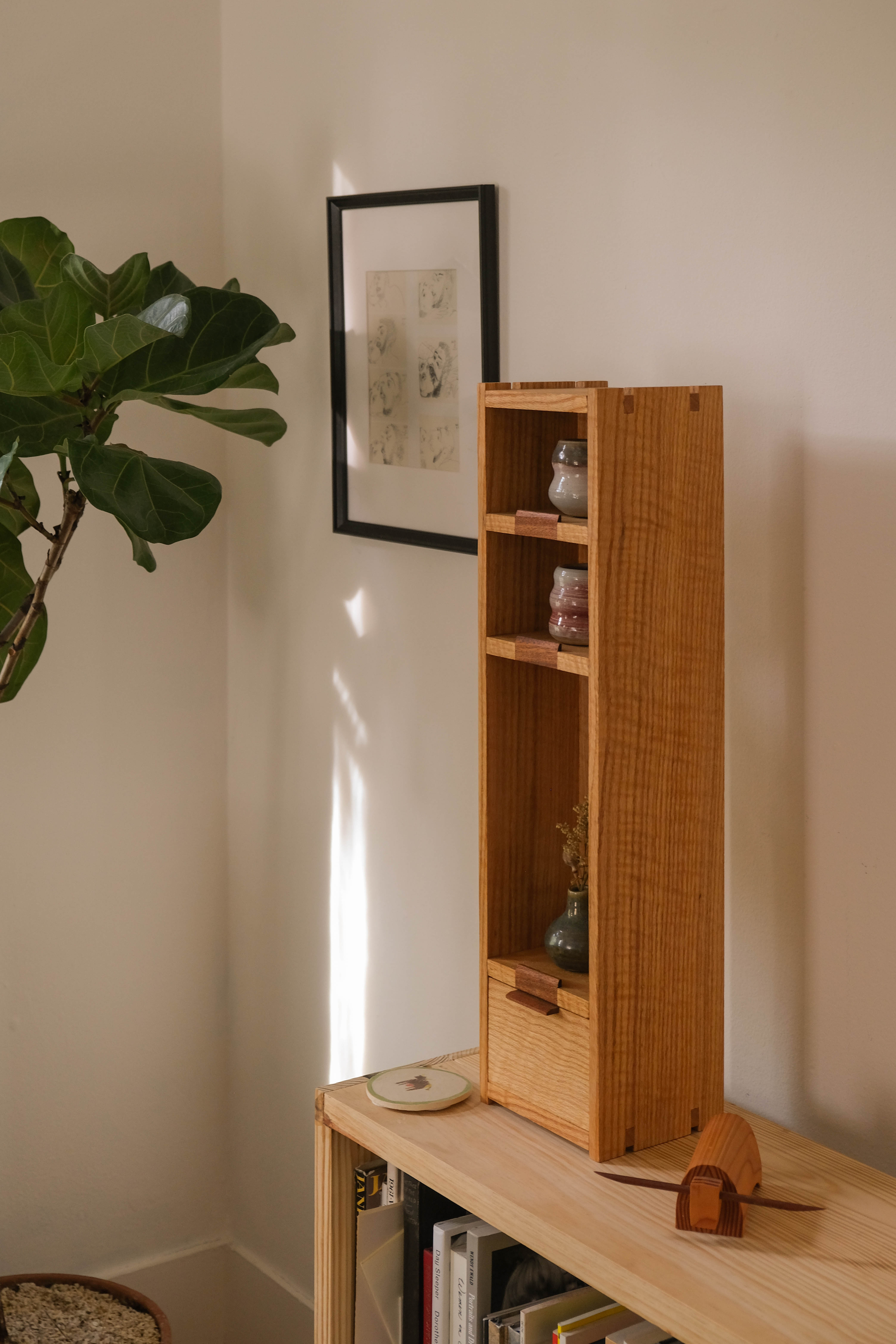 Custom wooden furniture piece